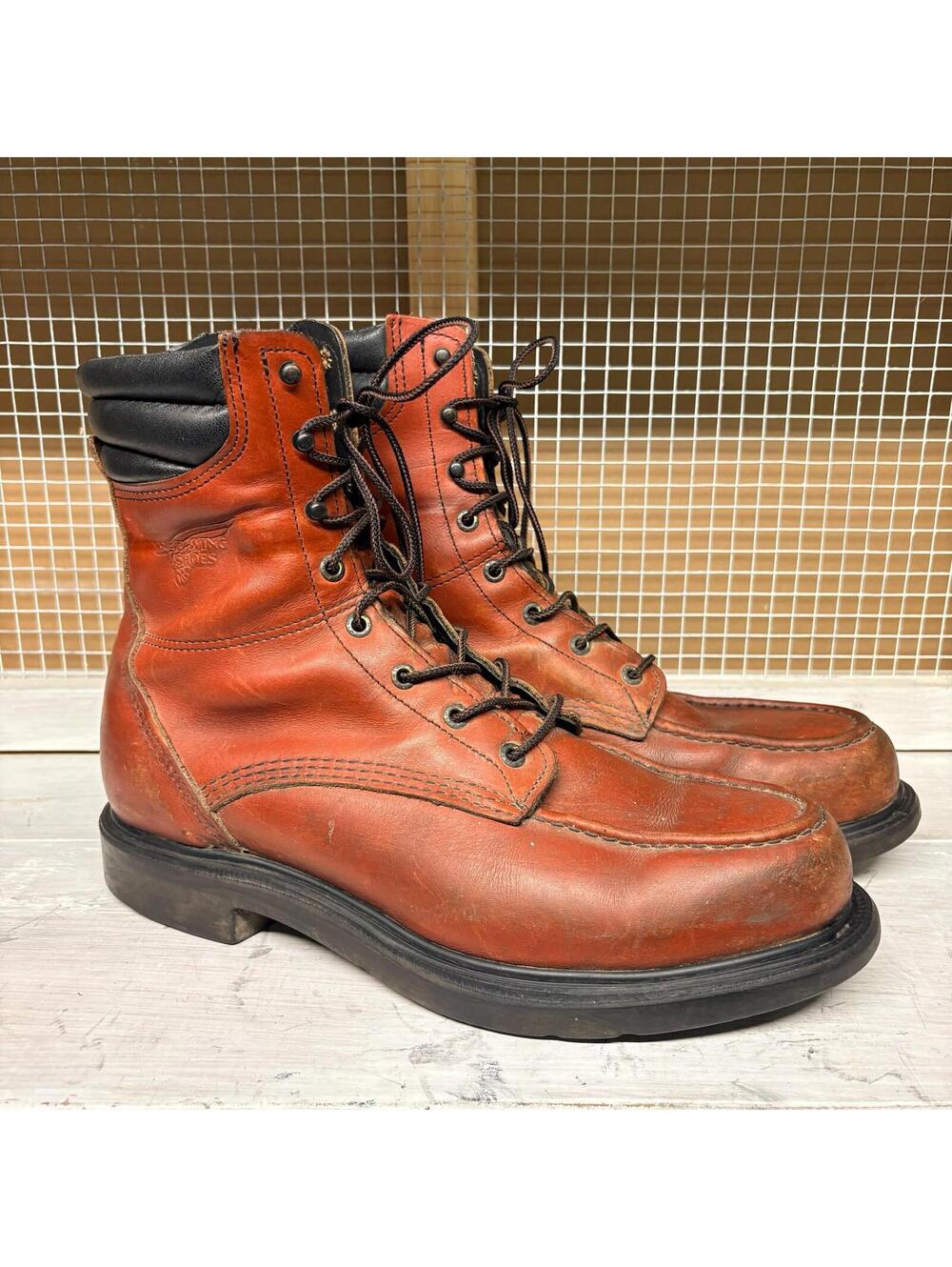 Red Wing Classic Supersole 402 Size 11.5 Leather Moc Toe Work Boots USA